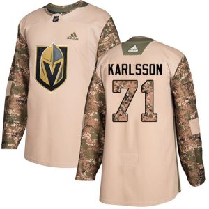 Herren Vegas Golden Knights Eishockey Trikot William Karlsson #71 Authentic Camo Veterans Day Practice